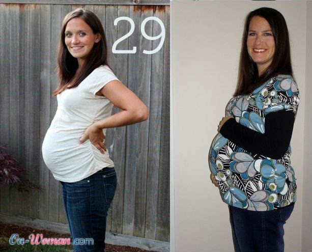 29 nėštumo savaitės svorio metimas